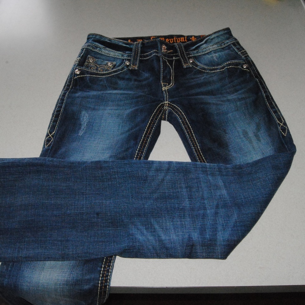 Rock Revival Christina Boot Embellished Distressed